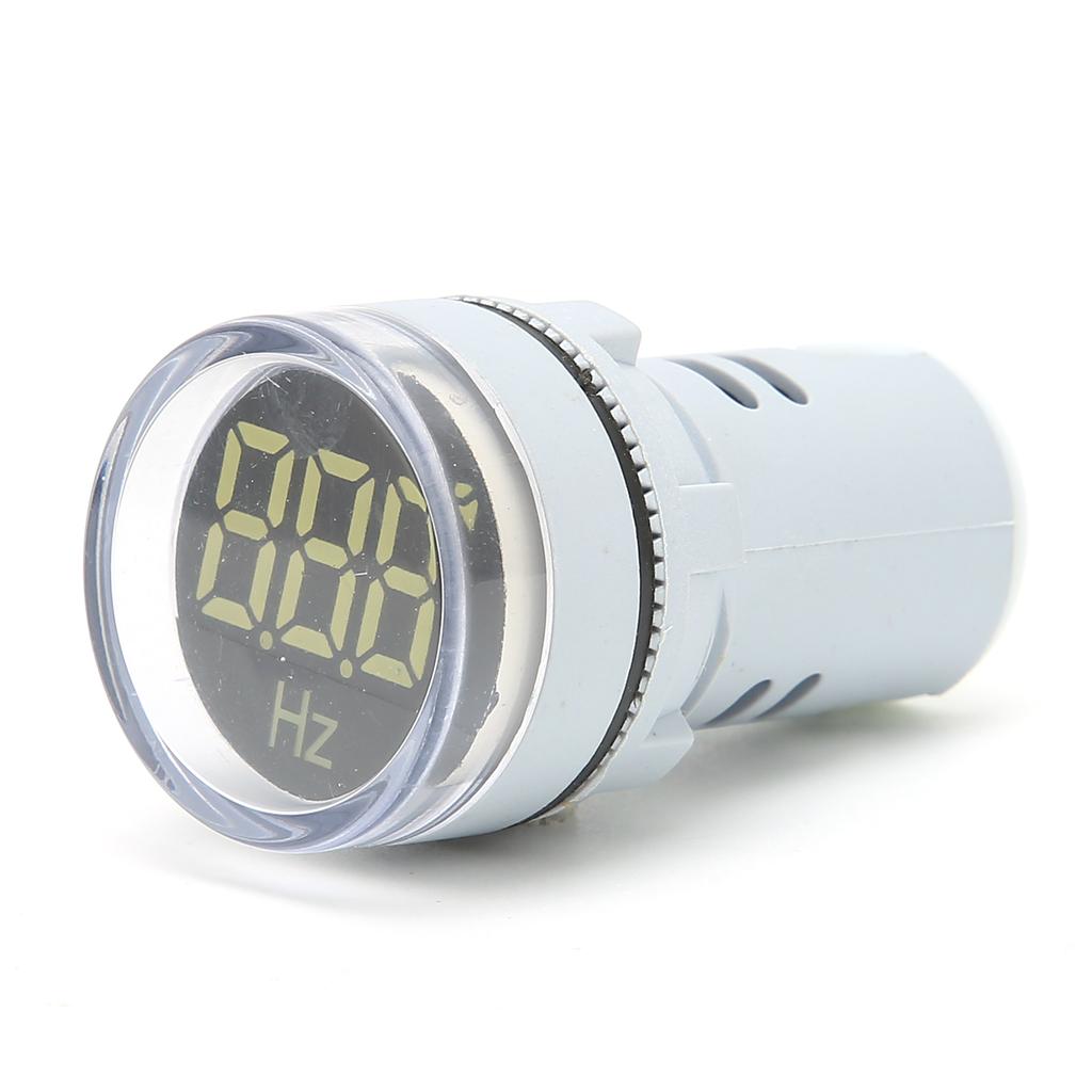 AD16‑22DHZ Frequency Meter 20~75Hz Frequency Indicator Light Panel Meter MonitorWhite