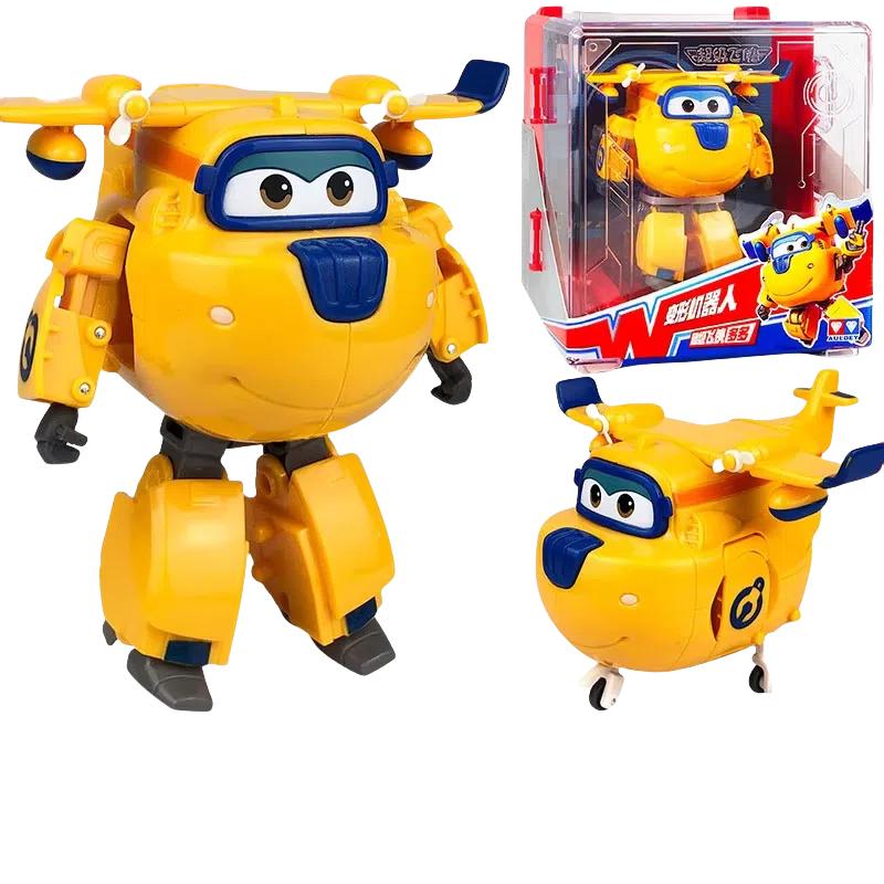 Special Offer New Hot Super Wings Large Transformation Anime Flat Robot Action Figure Toy for Children for Transformers