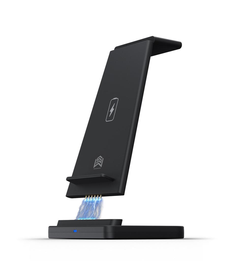 3 в 1 многофункциональное складное беспроводное зарядное устройство для iPhone, Samsung, подставка для беспроводной зарядки смартфонов AirPods и iWatch