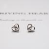 Simple Line Heart Earrings for Women Korean Style Heart-shaped Ears New Trendy Earrings