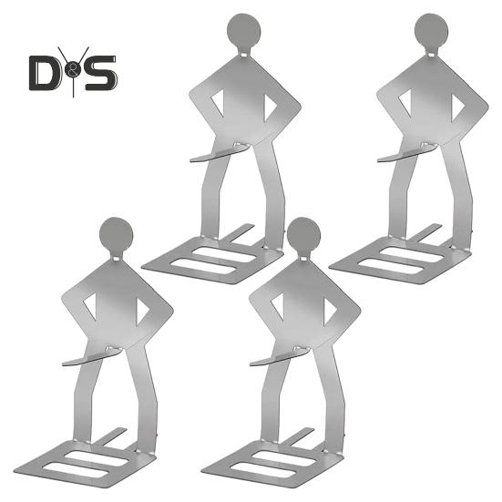 Многоразовая подставка для сосисок и хот-догов, забавная стойка для гриля в виде человека, антикоррозийные складные принадлежности для барбекю для кемпинга, весенних вылазок
