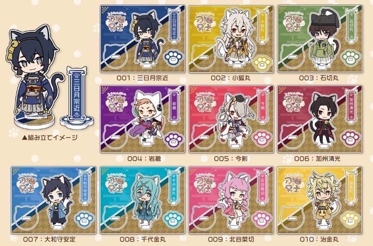Touken Ranbu ONLINE Katanako Danshi Acrylic Character Stand 002: Kogitsunemaru