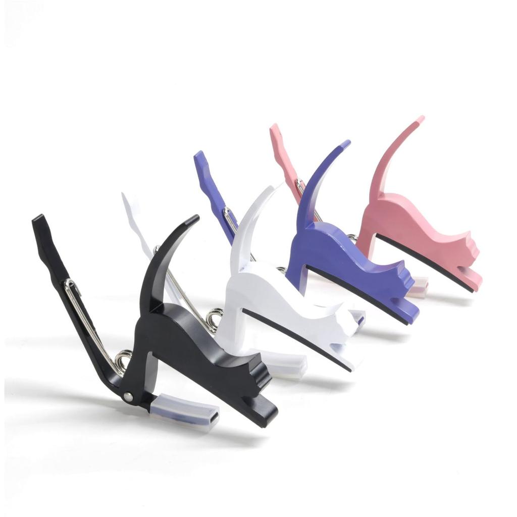 Kiktani Guitar Capo Cat Capo Hand Available Guitar for 6 Strings PPL Cat's Electric/Acoustic GC-NEKO