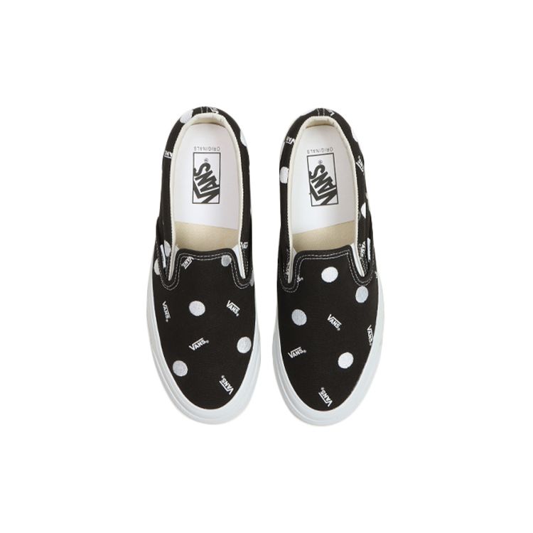 Vans OG Classic Slip-On LX Polka Dot - Black Unisex Sneakers VN0A45JKBLK