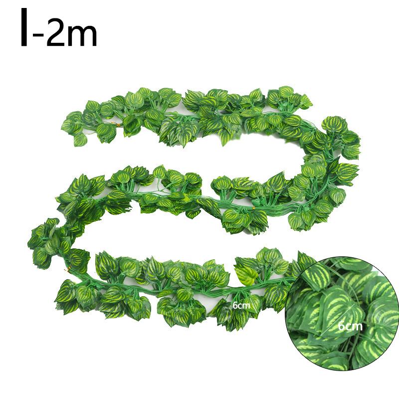 Strands Artificial Lvy Leaf Vine Garland Fake Foliage Hanging Plants