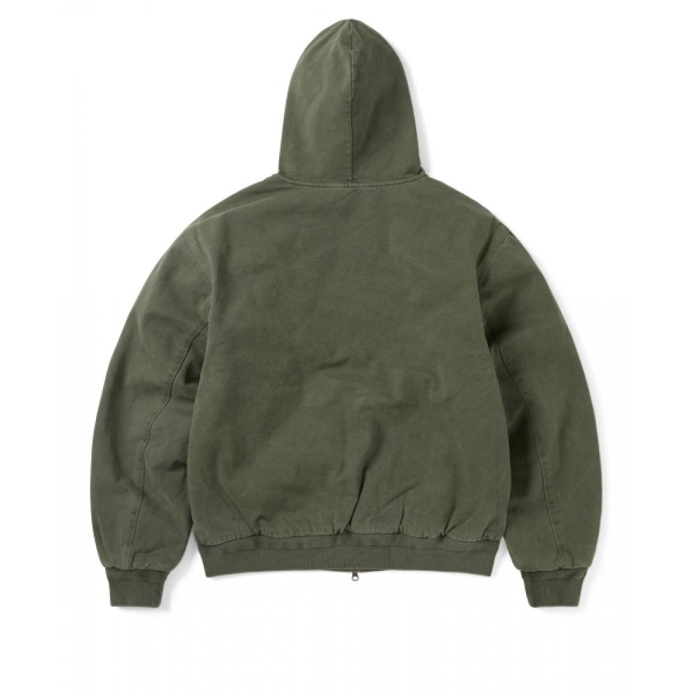 Это никогда не было так Overdyed Hooded Jacket Olive