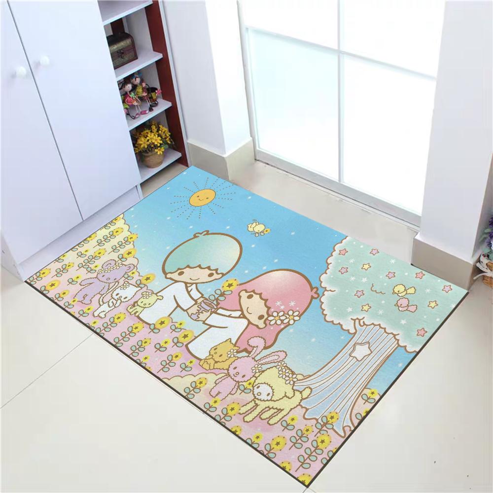 Коврики для прихожей Little Twin Stars Ковер для входа Коврик для входной двери Ковры для гостиной Домашний кухонный коврик Коврики для входной двери Ковер для спальни Коврик для ног