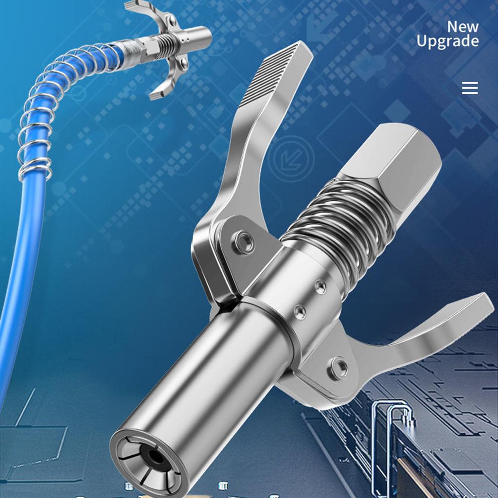 Адаптер для шприца для смазки автомобиля, быстросъемная муфта для смазки, фиксатор на конце муфты 1/8, форсунка для впрыска масла под высоким давлением