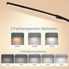 Lampe de table - NETTLIFE - Lampe de bureau LED - 3000-6500K - lampe a poser 5 niveaux, USB 5W