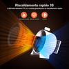 Small Fan Heater, 1000W/700W Energy Saving Electric Bathroom Heater, Mini Fan Heater, for Bathroom, Office, Living Room
