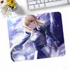 Игровой Коврик для Мыши Fate Stay Night Saber Маленький с Замком для Геймеров Настольный Коврик Прямоугольный Противоскользящий Резиновый