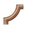 Oak Door Decor Crafts Corner Applique Onlay Decal Carved Wave Flower Decorative Wood Appliques