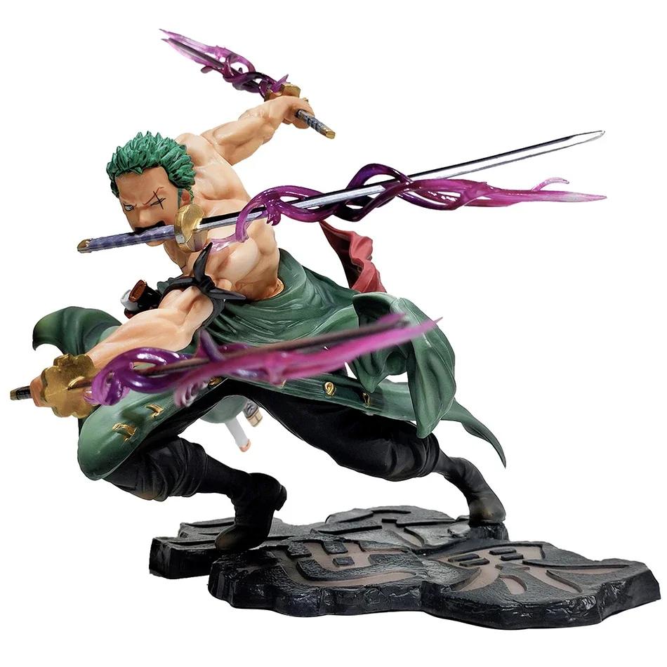 Аниме One Piece Фигурка Действия Ророноа Зоро Трехлезвийный Sa-Maximum Фигурки Манги Аниме Статуя Коллекция Модель Игрушки Разработаны Для Детей