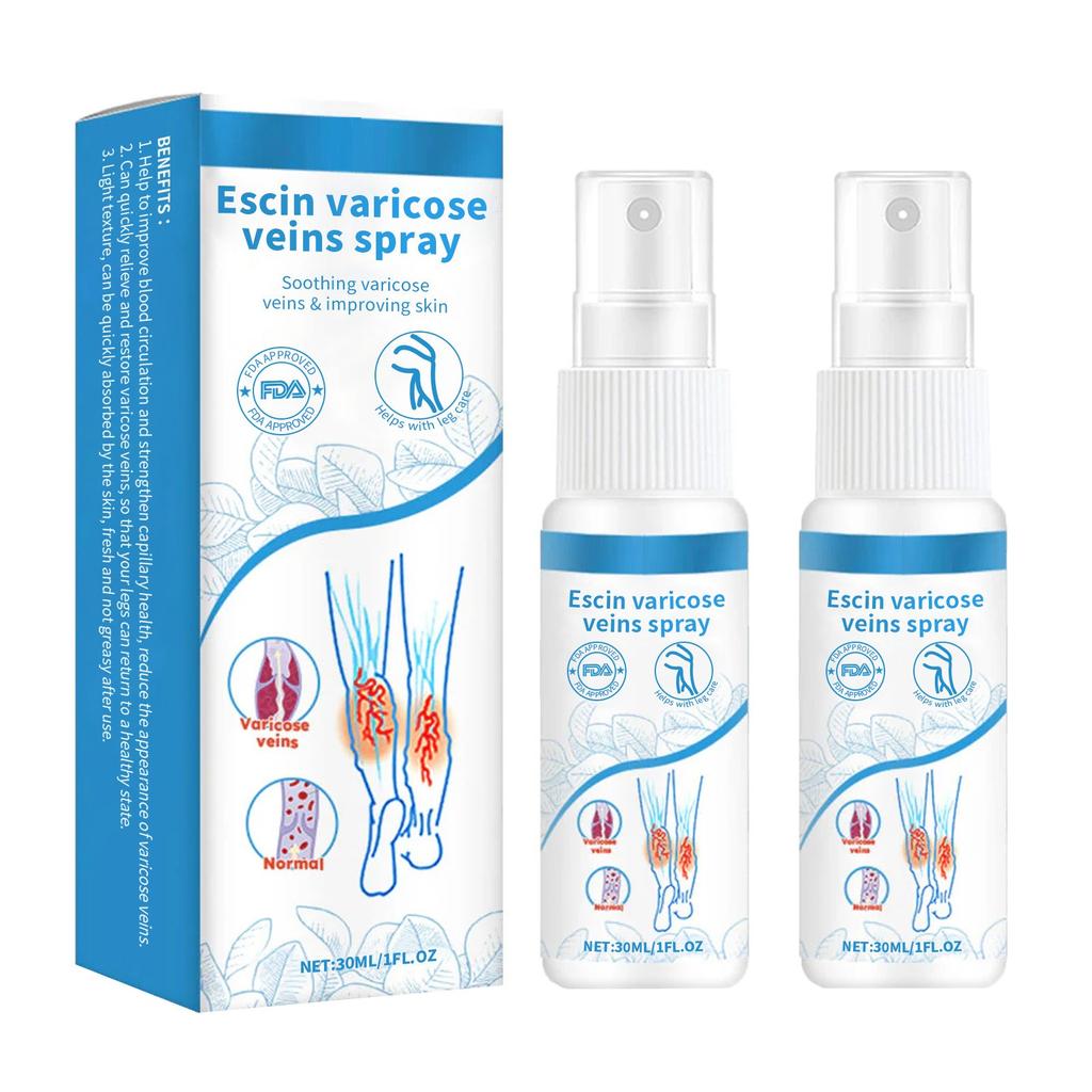 Escin Varicose Veins Spray,Varicose Veins Spray,Varicose Veins Spray,Varicose Veins Soothing Spray 30ML