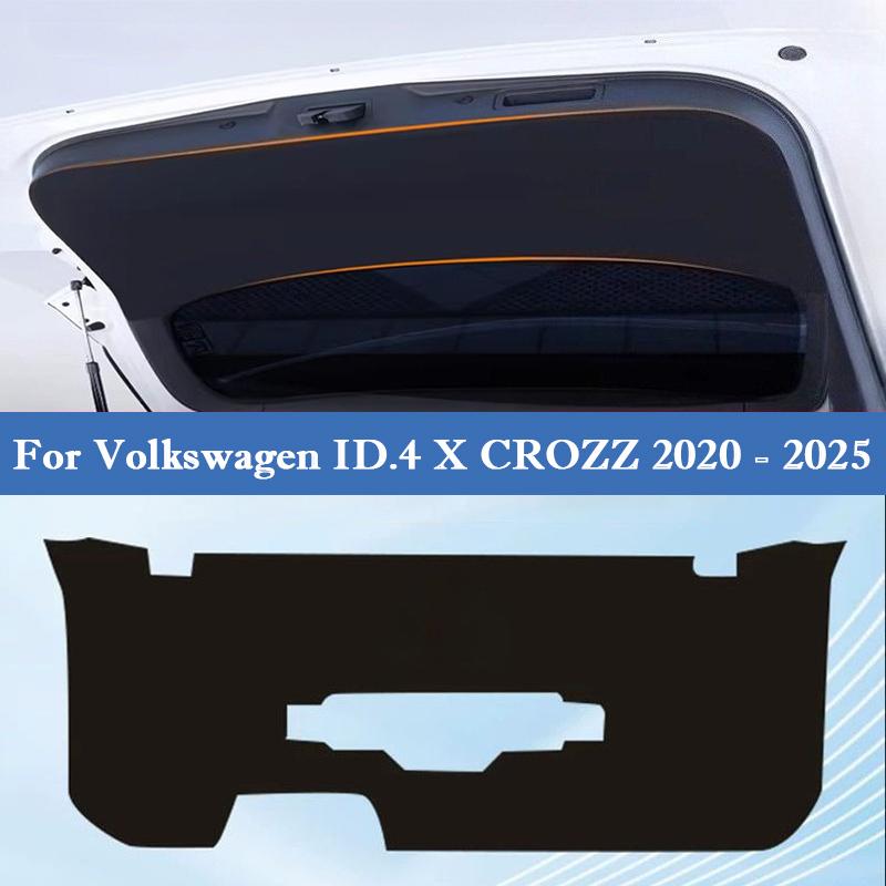Для Volkswagen ID.4 X CROZZ 2020-2026 Автомобильный коврик на дверь багажника против царапин Стикер для защиты крышки багажника Коврик в багажник Аксессуары для интерьера