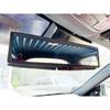Car Indoor Rearview Universal CLIP-ON Rear View Mirror 3D Rearview Mirror LED Lighted ABS Car Styling Flat Rearview Auto Parts