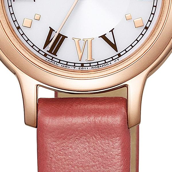 Citizen Женщины KH4-963-14 ( Смотреть wicca Solar-Tech) Круглые часы из нержавеющей стали *покрытие(розовое золото)