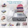 Under Bed Storage Bag for Portable Foldable Quilt Bag Wardrobe Clothes Storage Box Dustproof Organizer Large Capacity New