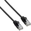 Elecom LAN Cable Cat5e 2m Break Prevention Connector Soft Black LD-CTY/BK2