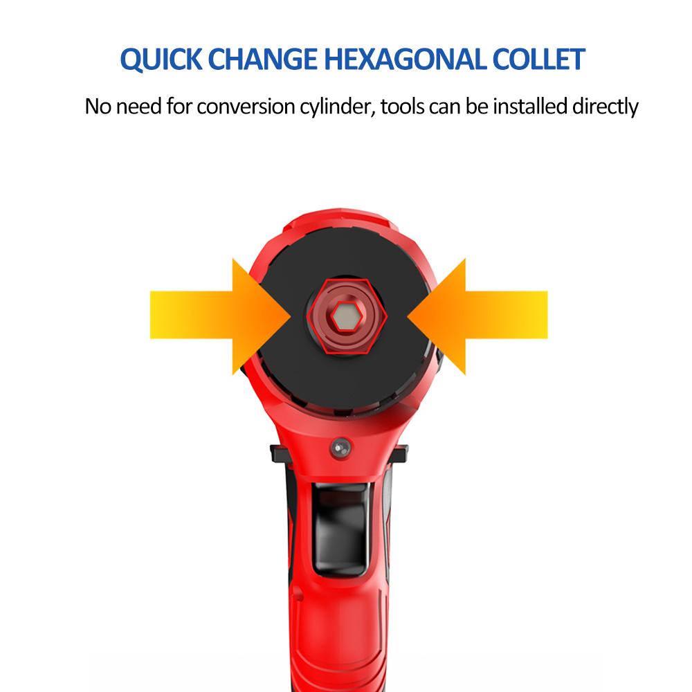 Бесщеточная литиевая отвертка 21 В, 2 режима управления скоростью, набор инструментов для ремонта, электрическая отвертка, перезаряжаемая отвертка