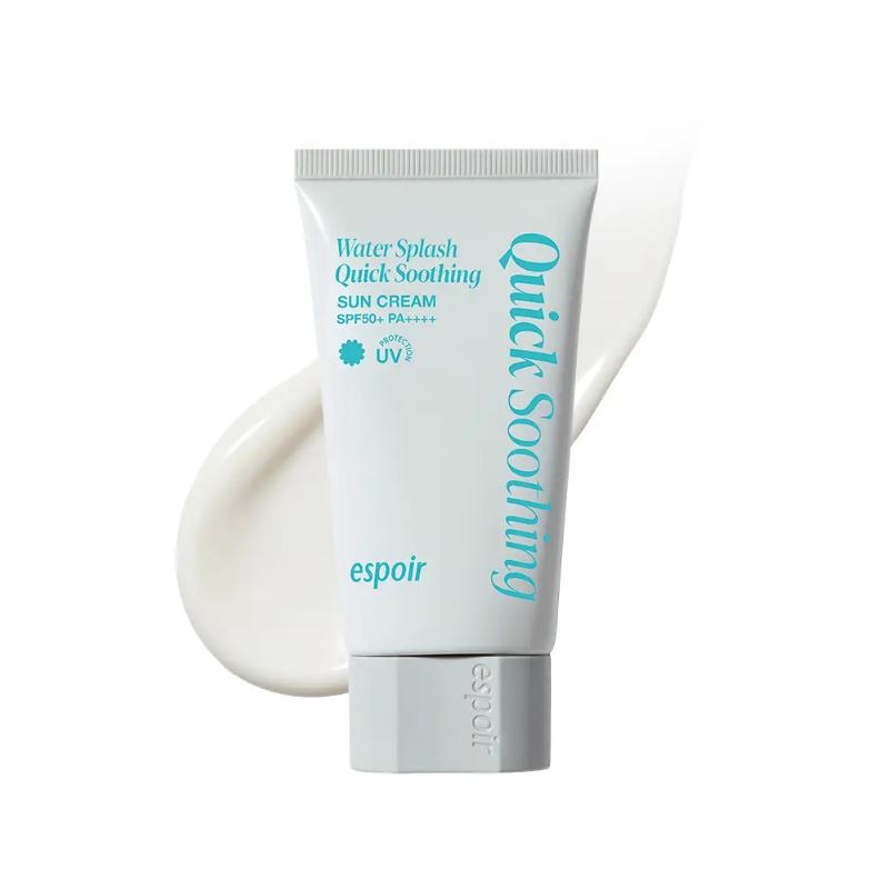 [espoir] Water Splash Sun Cream SPF50+ PA++++ (50ml) - Ceramide / Tone-up / Tan Glow / Soothing Option
