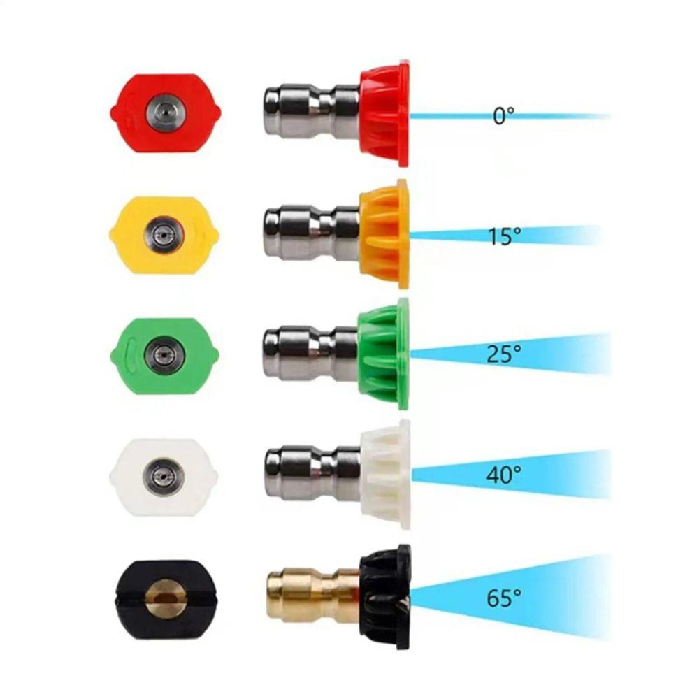 Multiple Degree Quick Connector Stainless Steel Jet Lance Nozzle Outdoor Cleaning