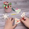 60 шт. Треугольные деревянные срезы, деревянный кулон для DIY поделок, рисования, незавершенные натуральные деревянные заготовки, домашнее украшение, декор
