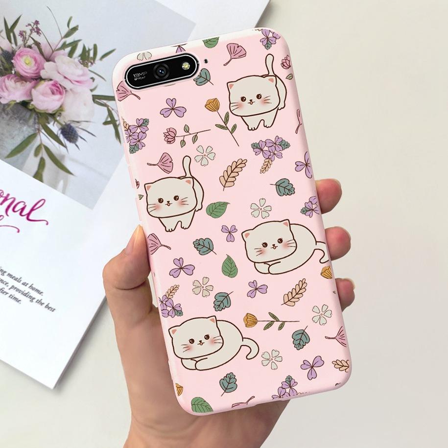 For Honor 7A Pro Case AUM-L29 Silicon Cover Cute Cartoon Soft TPU Phone Case For Huawei Honor 7A DUA-L22 Bumper on Honor7a Funda