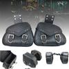 High Quality Universal PU Leather Motorcycle Saddlebag Side Tool Luggage Bags Saddle Bags Storage Tool Pouch