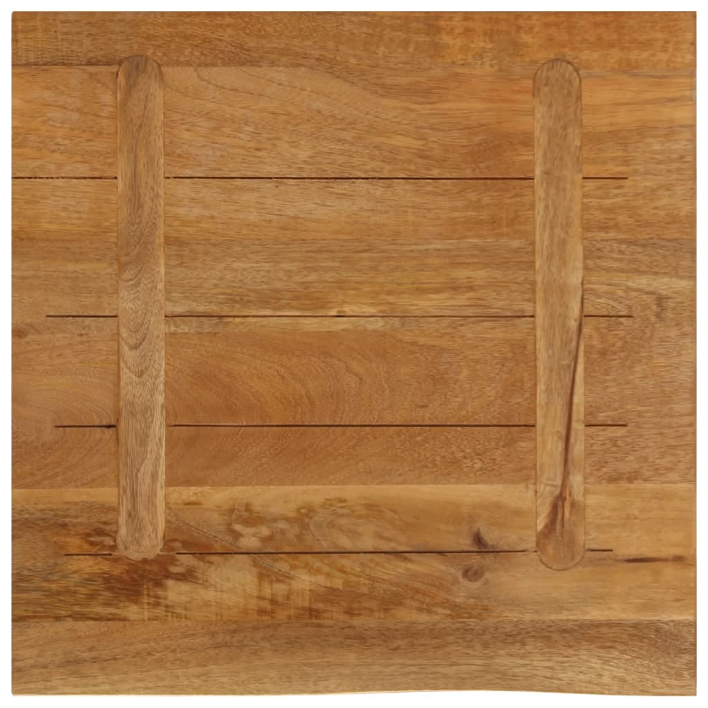 Vidaxl Blat Stołu Z Naturalną Krawędzią, 60X60X2,5 Cm, Drewno Mango