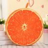 Декоративная подушка-нарезка фруктов Круглая Арбуз Киви Апельсин Подушка 3D-печать Веселый Фруктовый Декоративный Подушка Сиденье для Дивана Кресла Пола Дивана