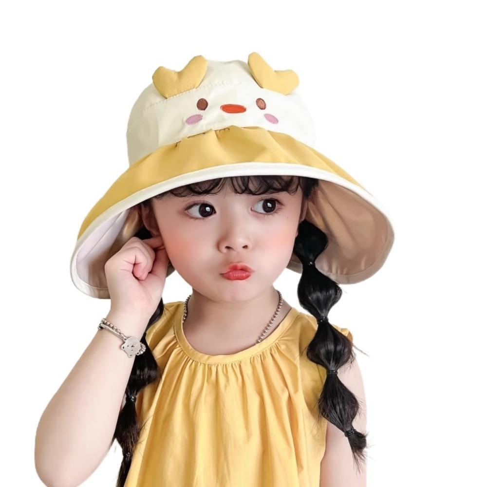 Empty Top UV Protection Hat Thin Design Fisherman Cap Fashion Design Children's Caps Travel