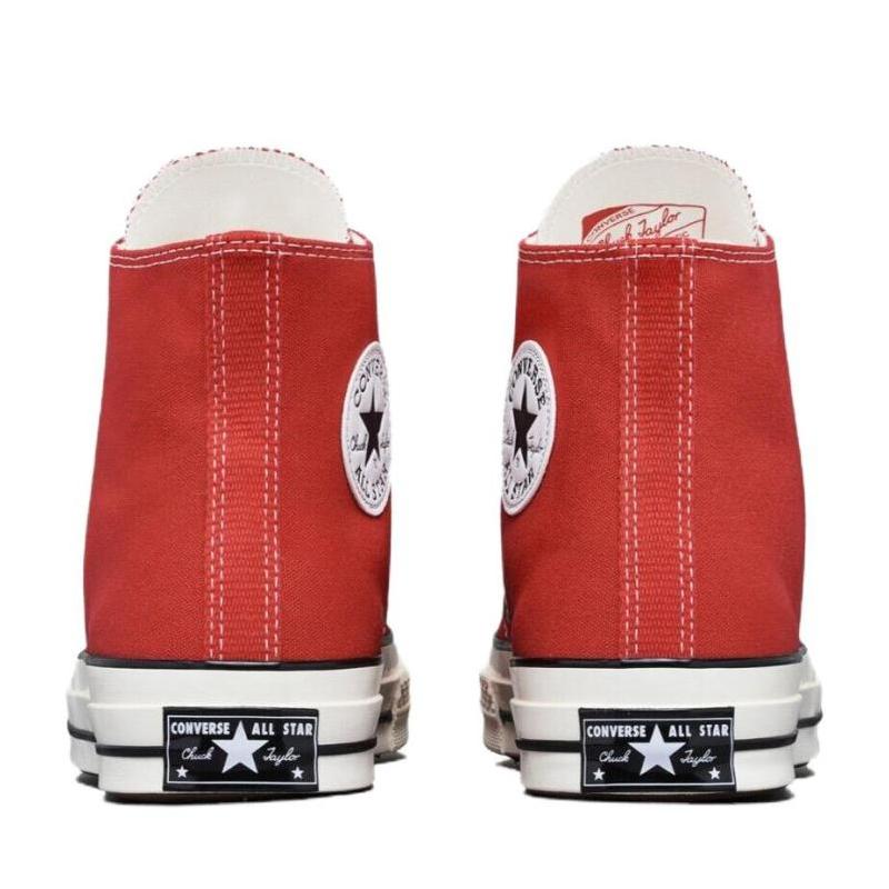 Converse Chuck Taylor All Star 70 Round-toe Lace-up High Top Espadrilles Unisex Red