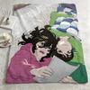 anime LLook Backk Throw Warm Soft Flannel Blanket Multiuse for Sofa Bed Camping Travel Nap