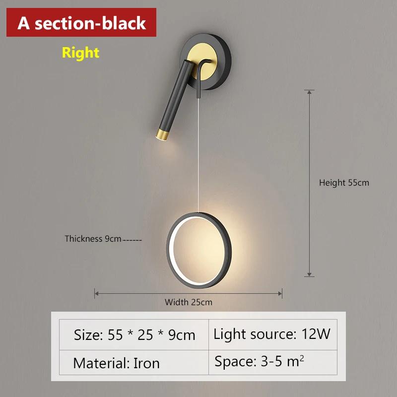 Современные светодиодные настенные светильники Nordic Double Heads Spotlights для спальни, прикроватной тумбочки, гостиной, кабинета, дома, декоративные настенные бра, люстра