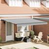 Awning Frame Anthracite and White 400 x 300 cm