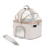 Foldable Large Pet Trolley Carrier, Breathable Wheeled Travel Bag for Cats & Dogs