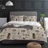 Coffee Grinder Retro Style Duvet Cover With Pillow Case Custom Comforter 3pcs Bedding Set Quilt Cover Double Bed Home Textile