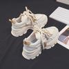 Platform Dad Shoes Women's Spring and Autumn New Mesh Breathable Ins All-Matching Hong Kong Style Comfortable Casual Sports Shoes