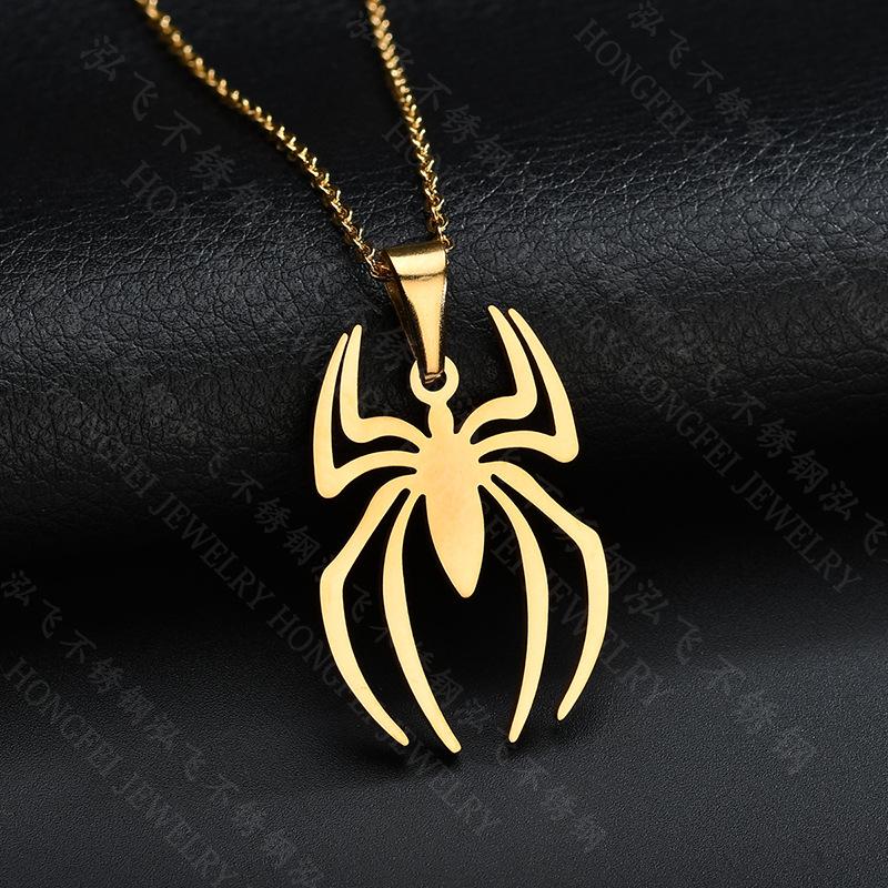 Популярное ожерелье из нержавеющей стали Человек-паук - Вдохновлено фильмами и телевидением