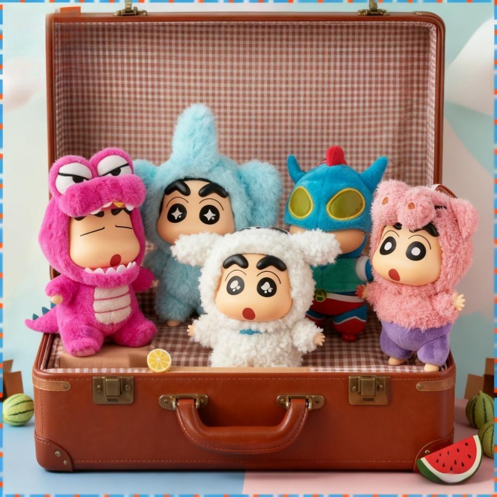 TOP TOY Шин-чан Вечеринка переодеваний Серия Таинственная коробка Винил Шерсть Аниме Фигурка Индивидуальная Коллекционная Игрушка Украшение Подарок на День Рождения