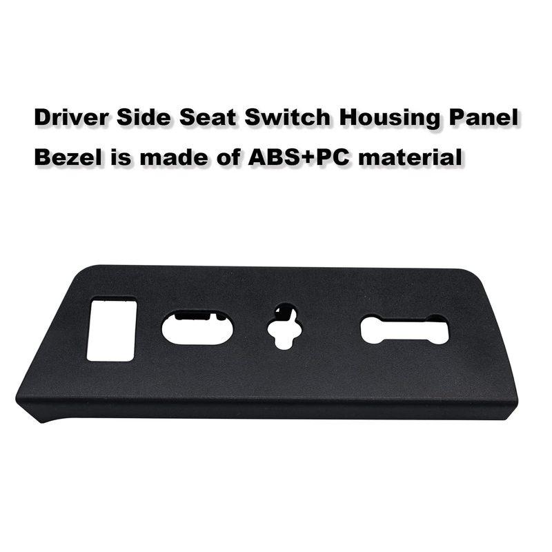 Seat Switch Housing Panel Bezel 9L3Z-14A706-NA Fit Ford F150 2009-2014 Driver Passenger Seat Adjustment Trim Cover