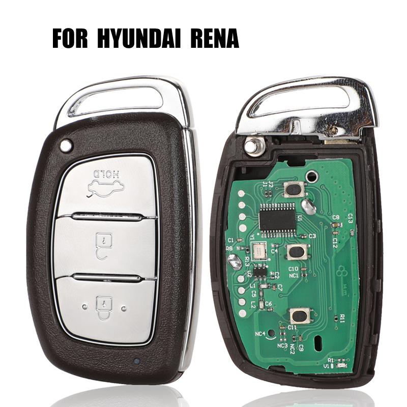 Jingyuqin Remote Control Car Key 433MHz ID46/47/64 PCF7938/7952/7953 Chip For Hyundai IX35 Rena MISTRA Elantra 2015 3 Buttons