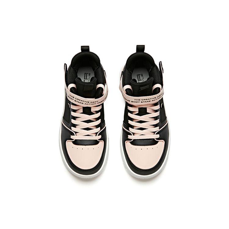 Anta Кроссовки Lifestyle Series High-Top женские кроссовки черные розовые белые 92948061-6