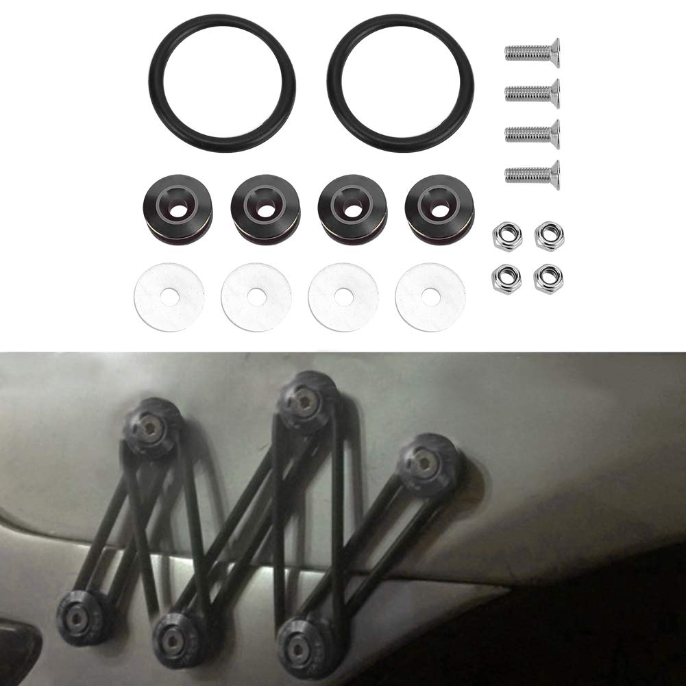 Gorgeri 4 цвета новый тип быстросъемного крепежного кольца комплект, используется для бампера багажника крыла автомобиля крышка (Алюминиевый сплав) Быстросъемный бампер Быстросъемный бампер