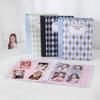 Обложка для фотоальбома формата А5, Папка для фотокарточек, Держатель для K-pop фотокарточек 3 дюйма, Жесткий корпус, Коллекционная книга для карточек, Школьные принадлежности