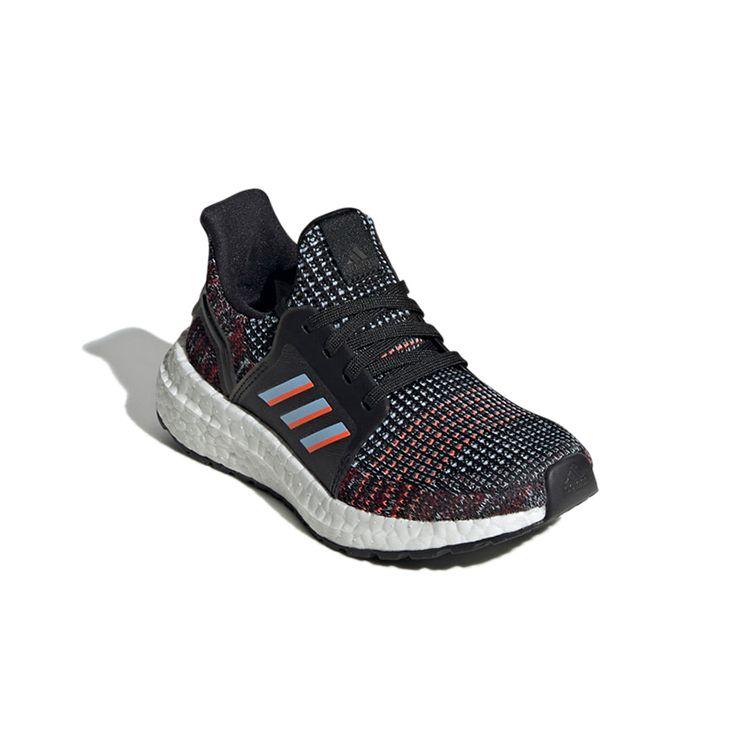 Adidas Ultraboost 19 Тканевые Удобные Трендовые Дышащие Кроссовки с Низким Верхом Детские Кроссовки для Бега Серый Черный Красный EF0940
