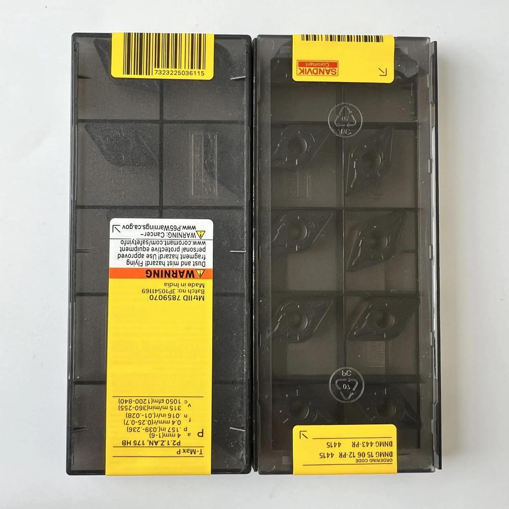 Оригинальная Sandvik / DNMG150612-PR 4415 / Инструмент с твердосплавной пластиной для токарного станка с ЧПУ 10 шт.