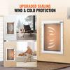 VEVOR Pet Door, 8.27" x 11.93" Aluminum Frame with Lock and Flap System, Weatherproof Doggy Door