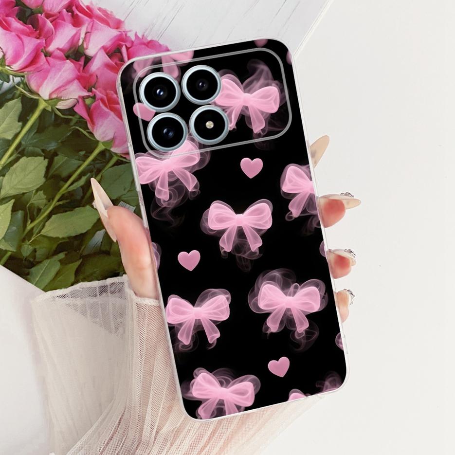 For Xiaomi Poco F8 Pro Ultra Case Stylish Butterfly Painted Cover Soft Silicone Case For Xiaomi Poco F8 Ultra PocoF8 Pro 5G Bags